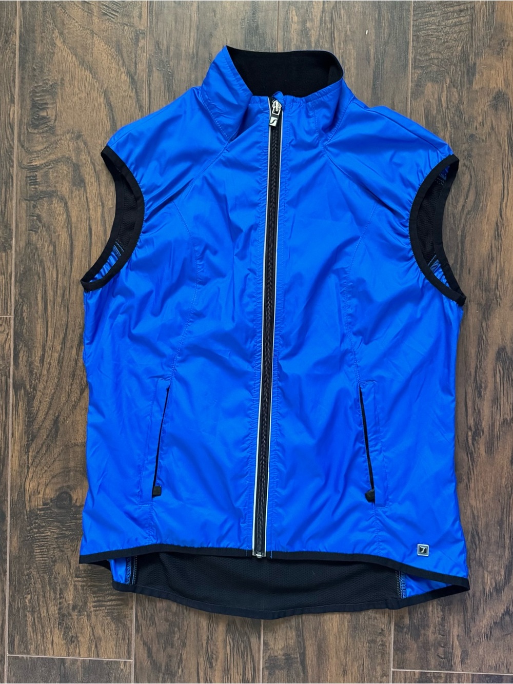 Shebeest Large Blue Full Zipper Cycling Vest